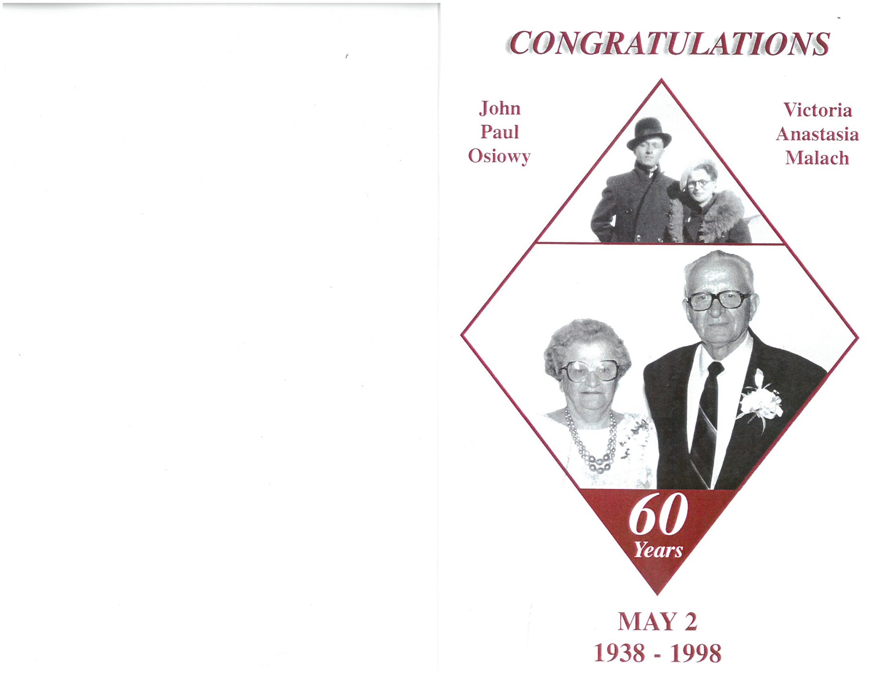 Obituary of John Osiowy