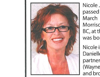 Obituary of Nicole Jacqueline Kamps