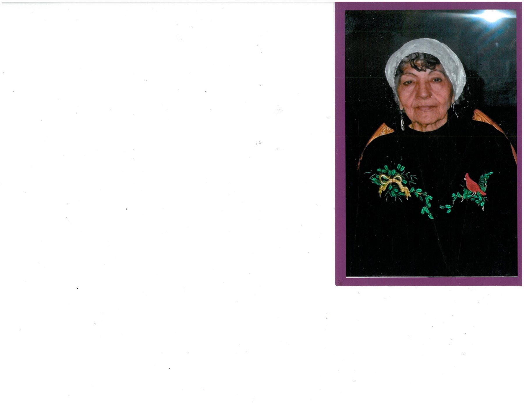 Obituary of Helen Luisa Vasquez