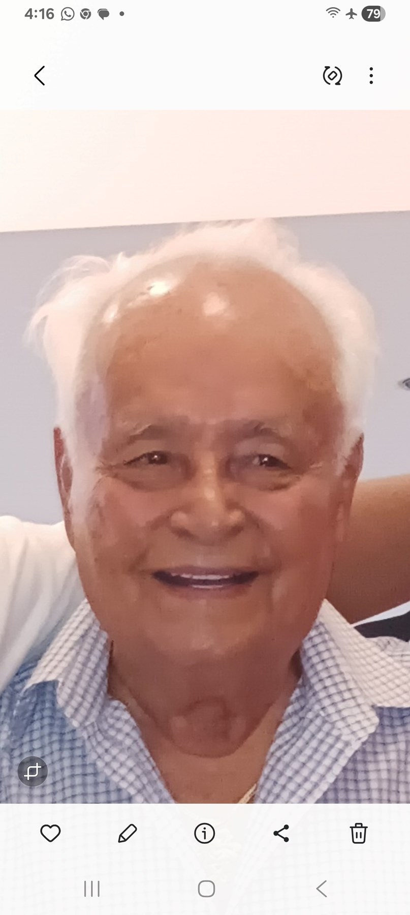 Obituary of Antonio Quitugua Roberto