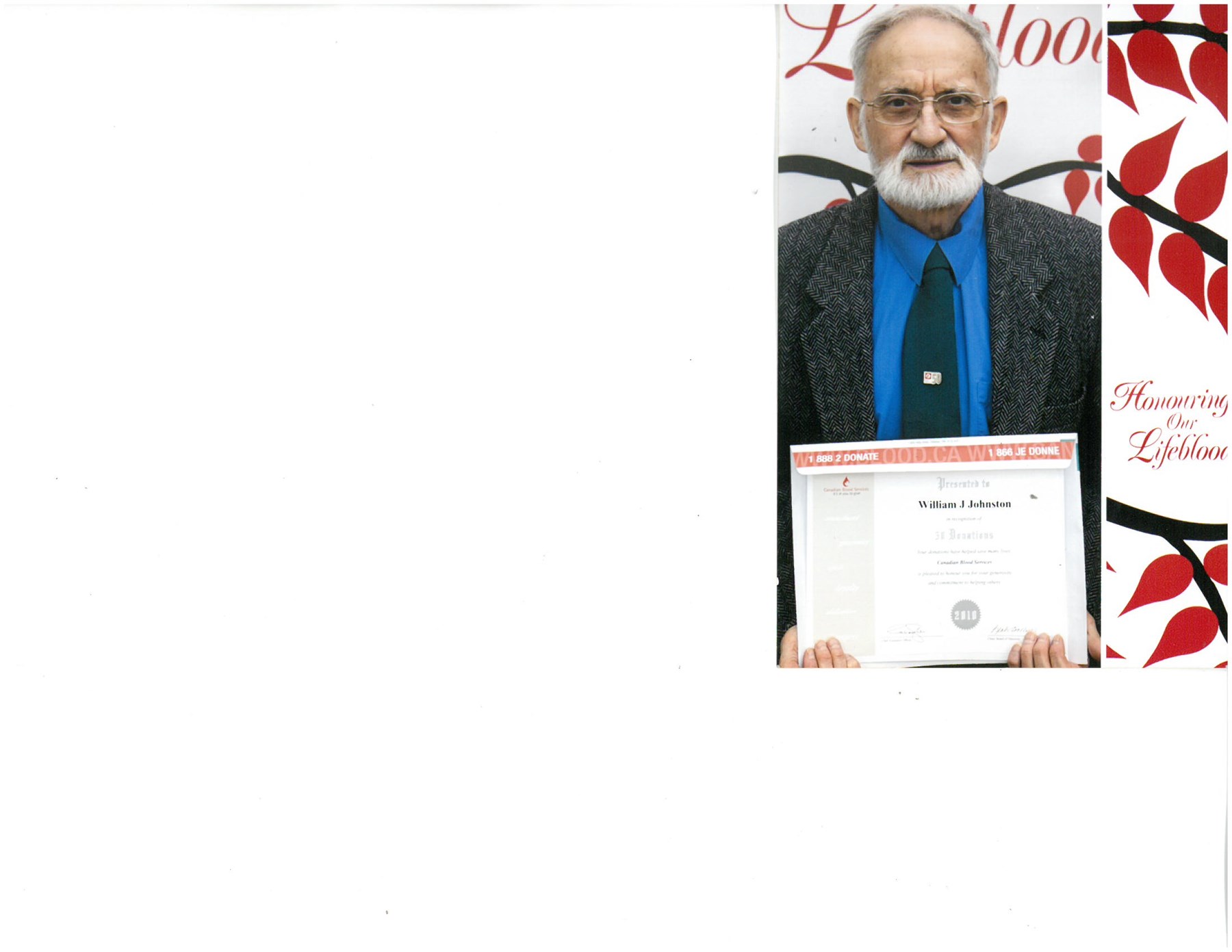 Obituary of William Jeffrey Johnston