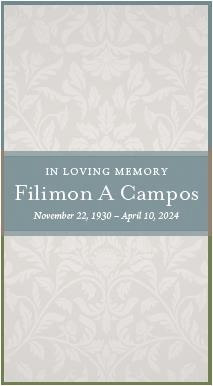 Obituary of Filimon A Campos