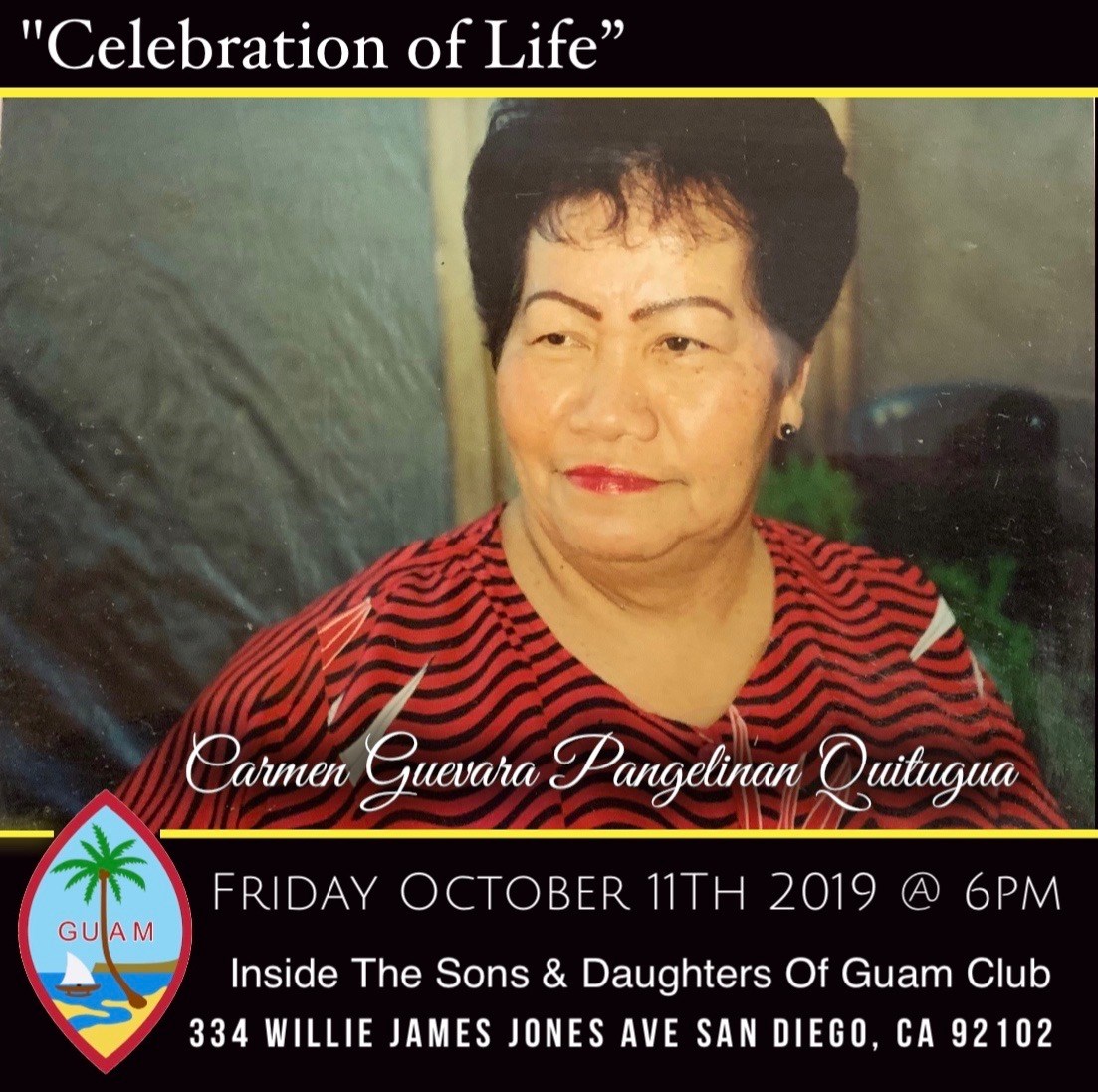 Obituary of Carmen Quitugua