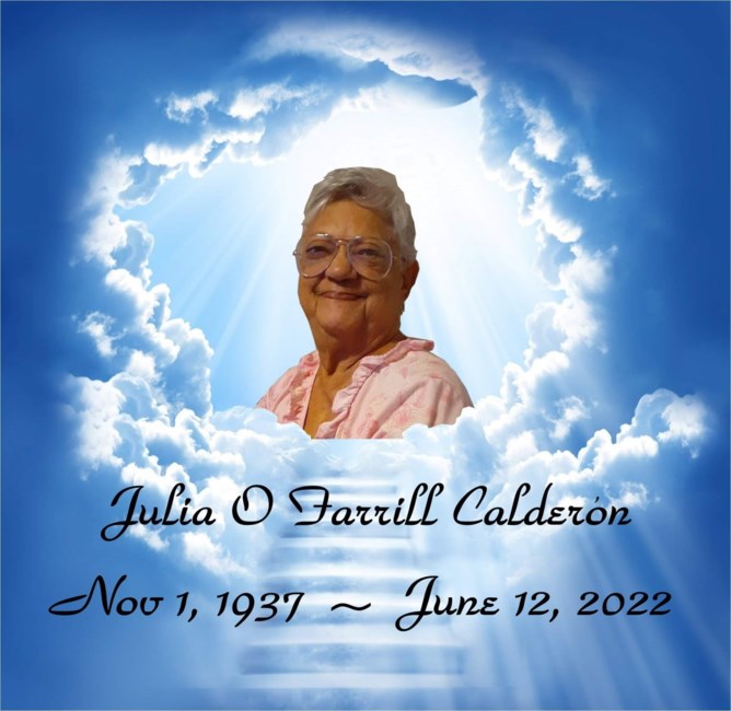 Obituary of Julia O'Farrill Calderon