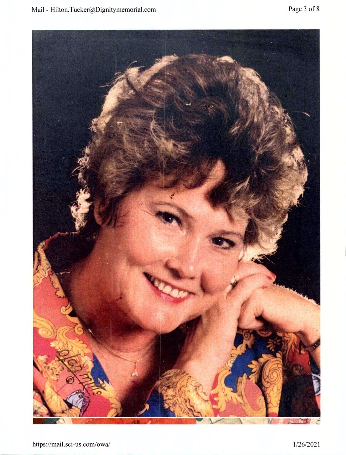 Obituary of Gloria Hope Howard
