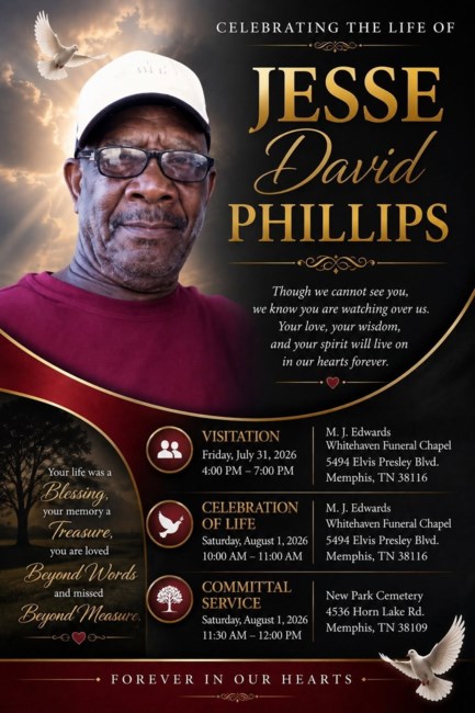 Obituary of Jesse David Phillips
