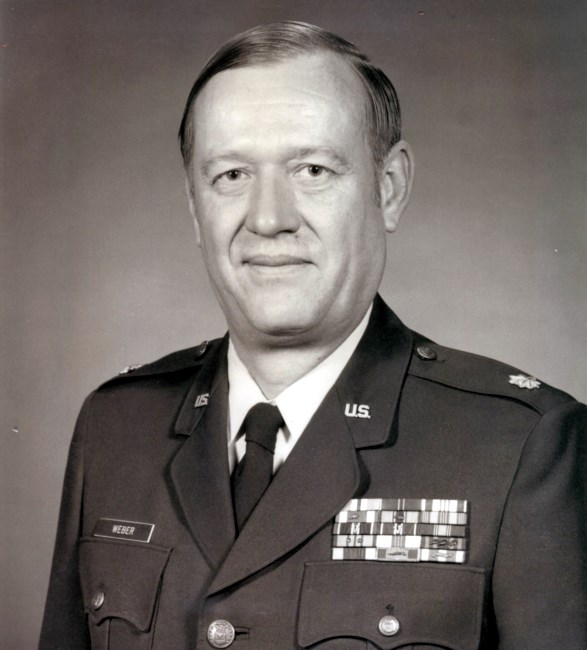 Avis de décès de Lt. Col. Paul R. Weber, USAF, Ret.