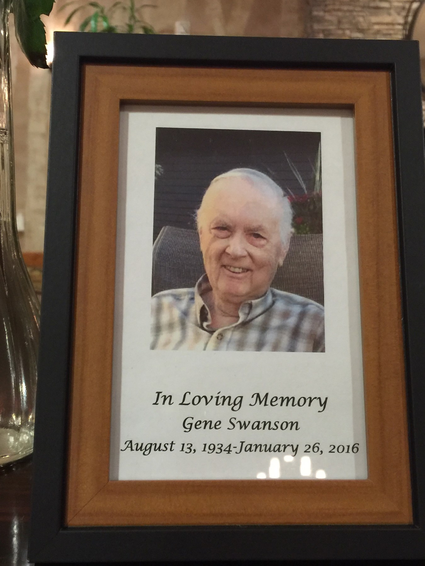 Obituary of Gene Alvin Swanson