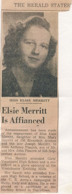 Obituary of Elsie Pisarek
