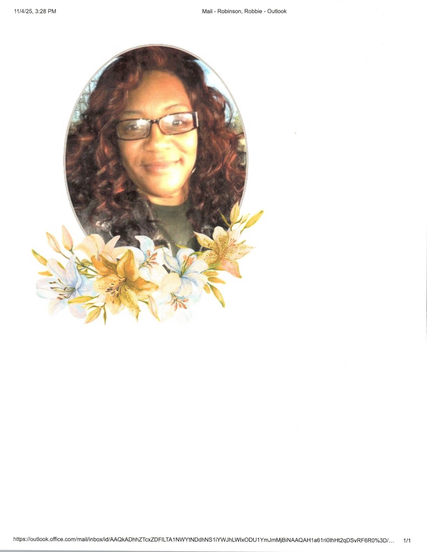 Avis de décès de Kimberly Lucas