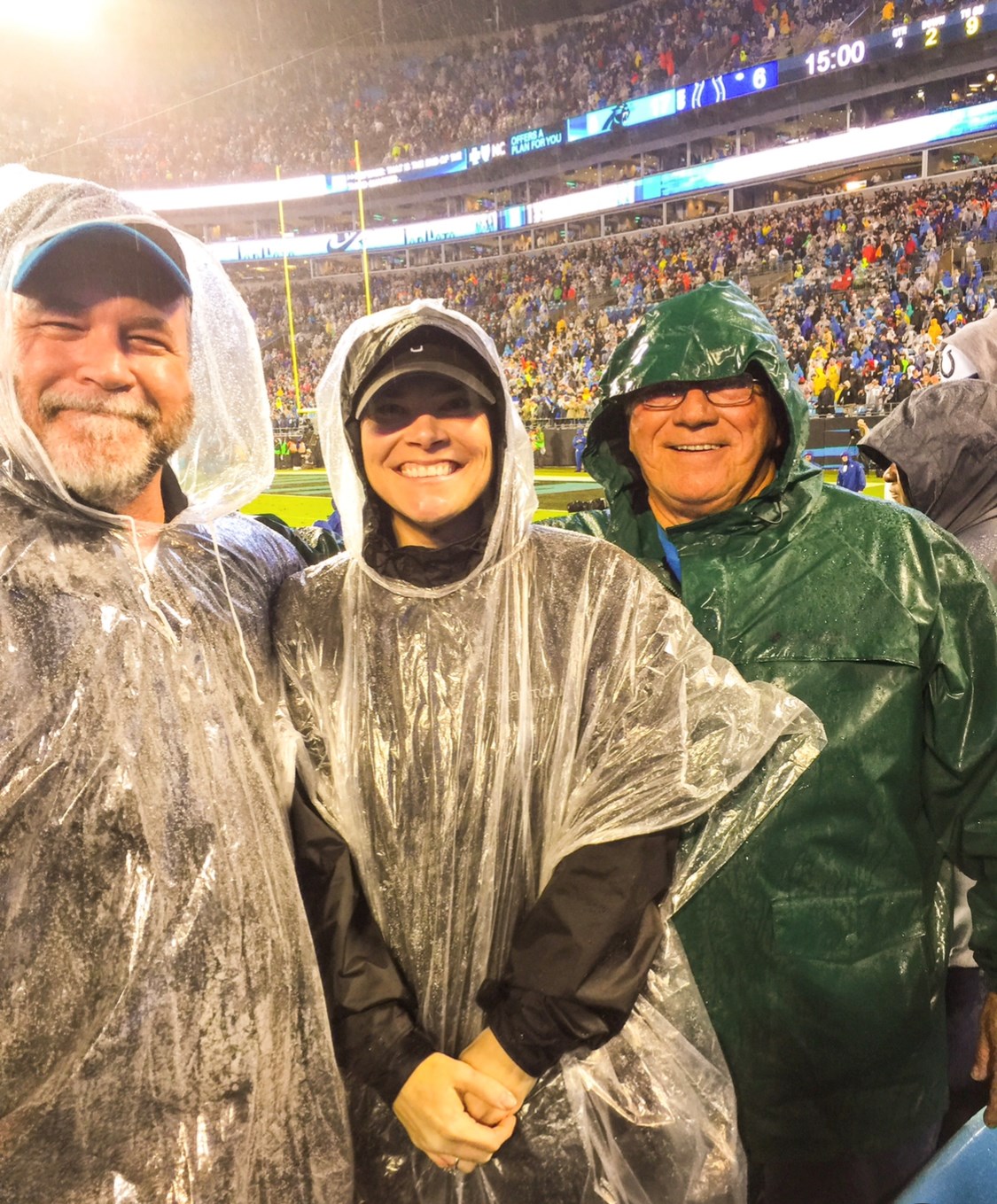 carolina panthers rain poncho