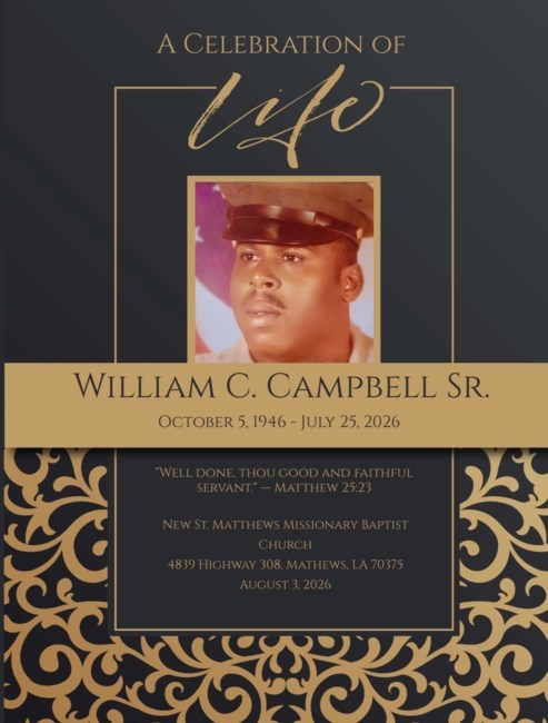 Obituary of William Charlie Campbell Sr.