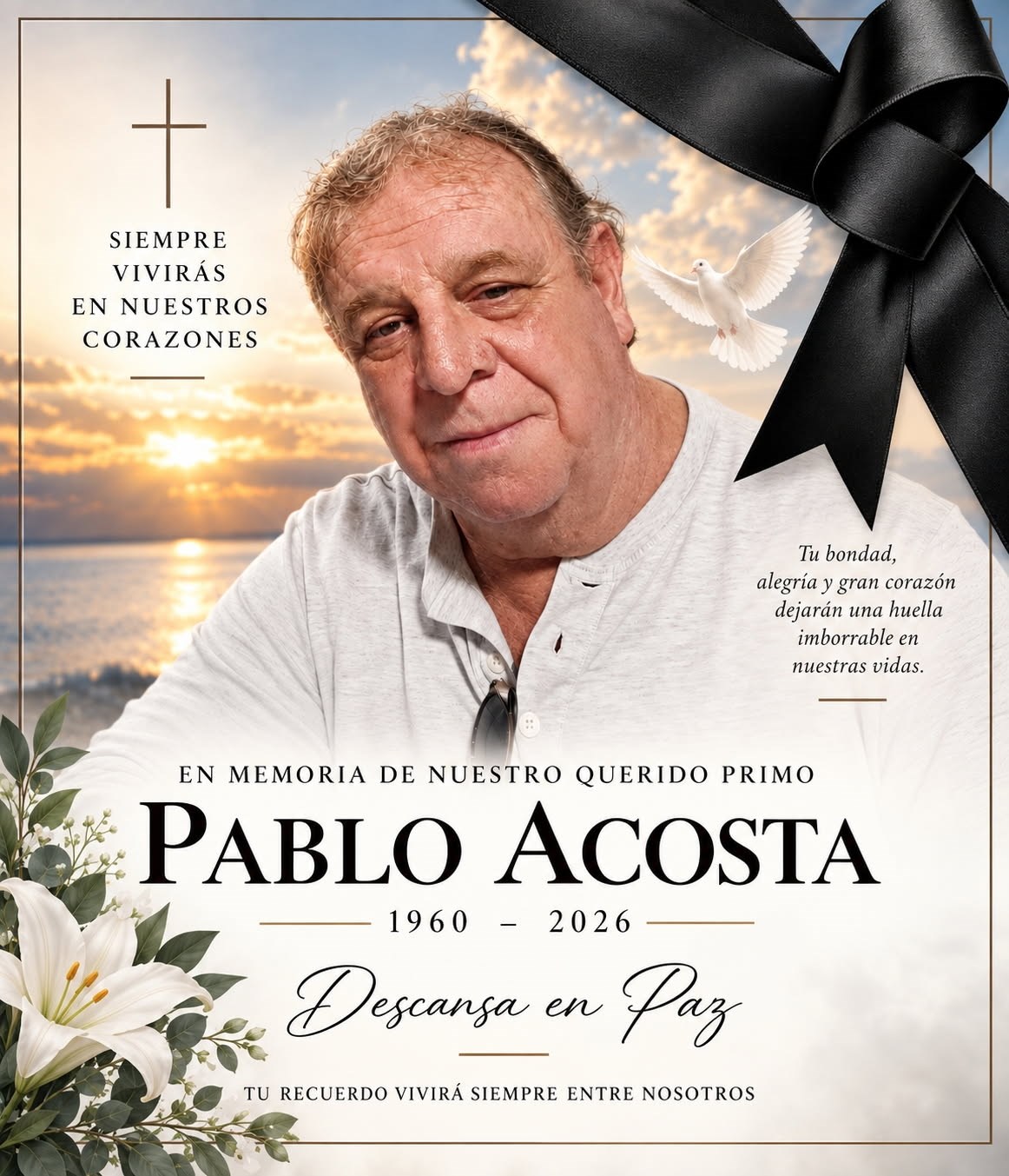 Obituary of Pablo Acosta