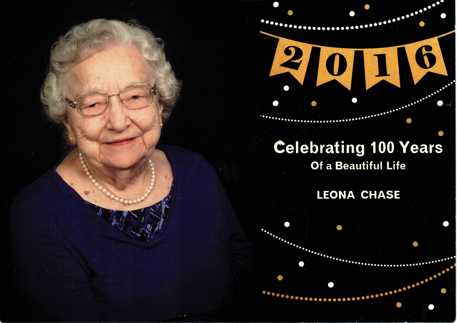 Obituary of Leona Ruth Chase