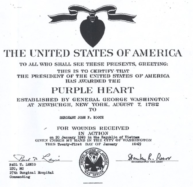 Obituary of John F Booth