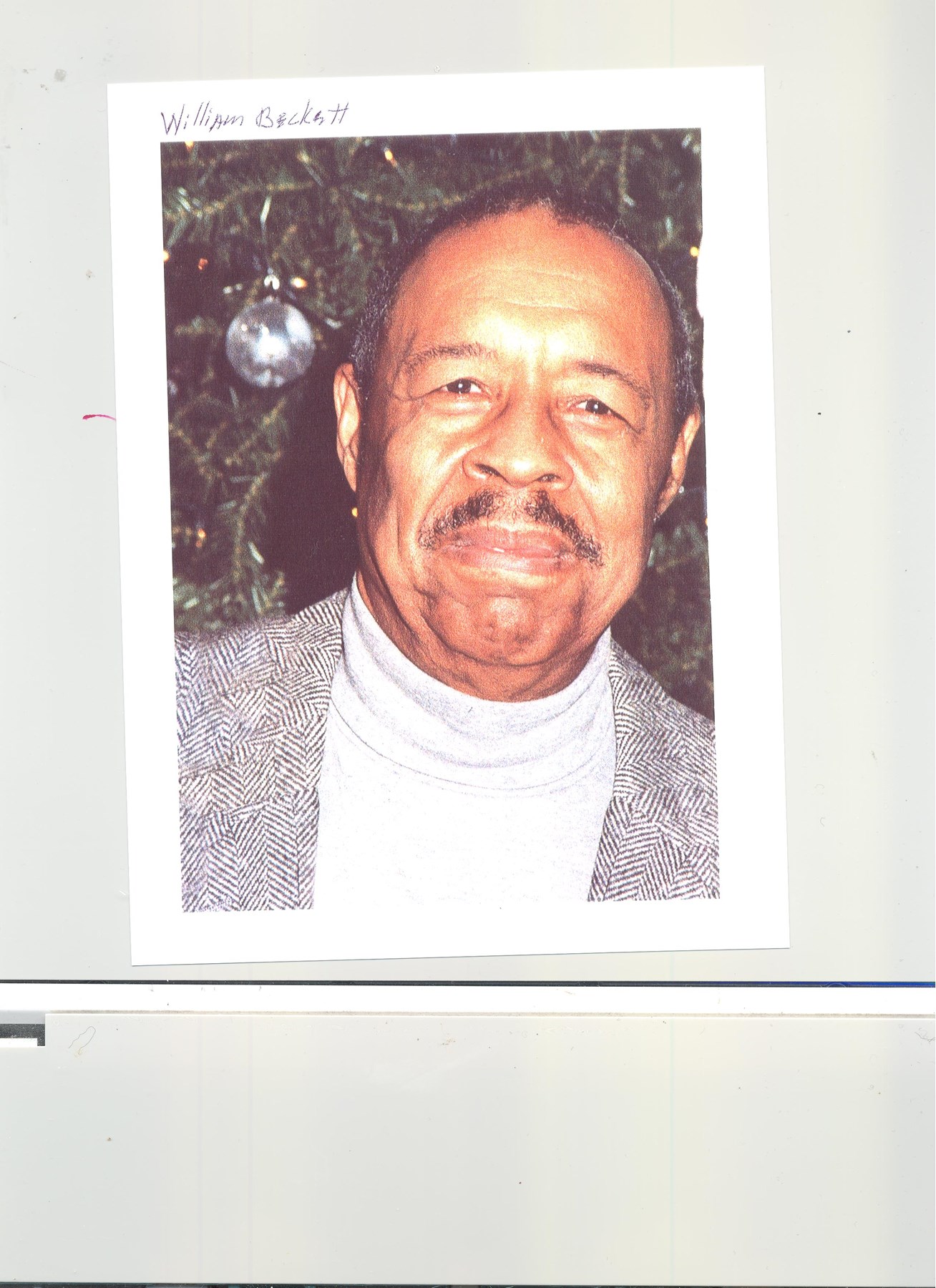 Avis de décès de William Franklin Beckett