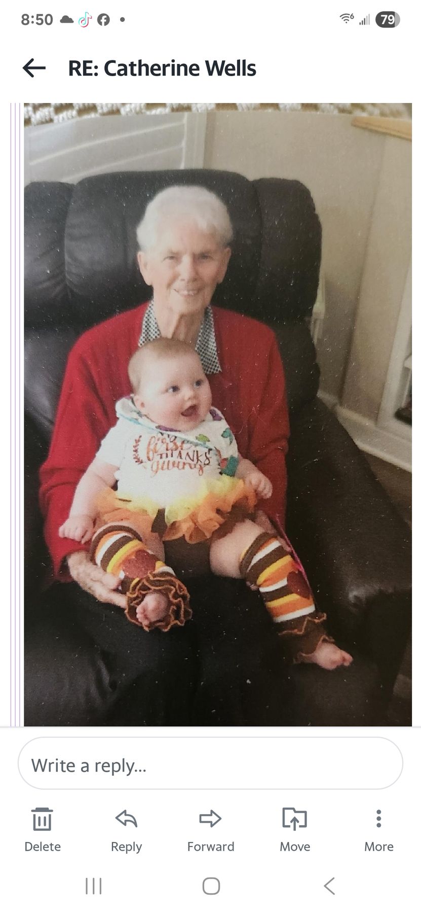 Avis de décès de Catherine Wells