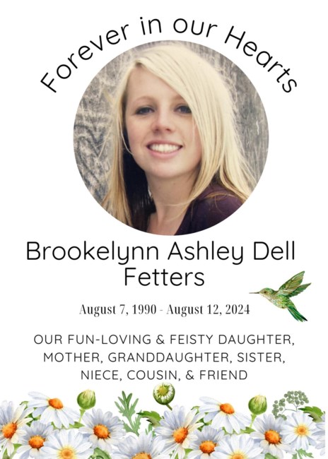 Obituary of Brookelynn Ashley Dell Fetters