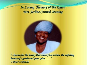 Obituary of Jerline Cornish Moning