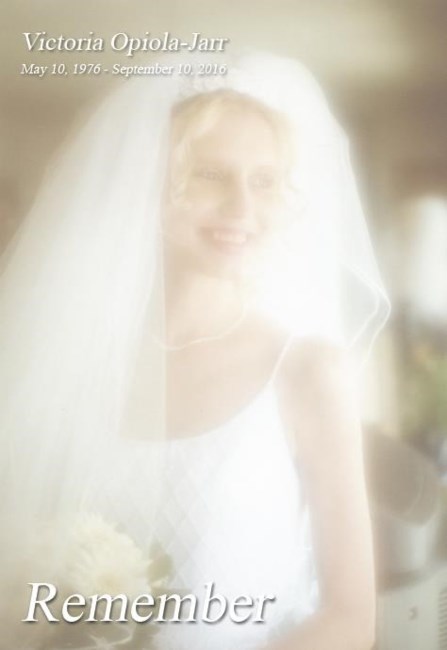 Obituary of Victoria Susan Opiola - Jarr