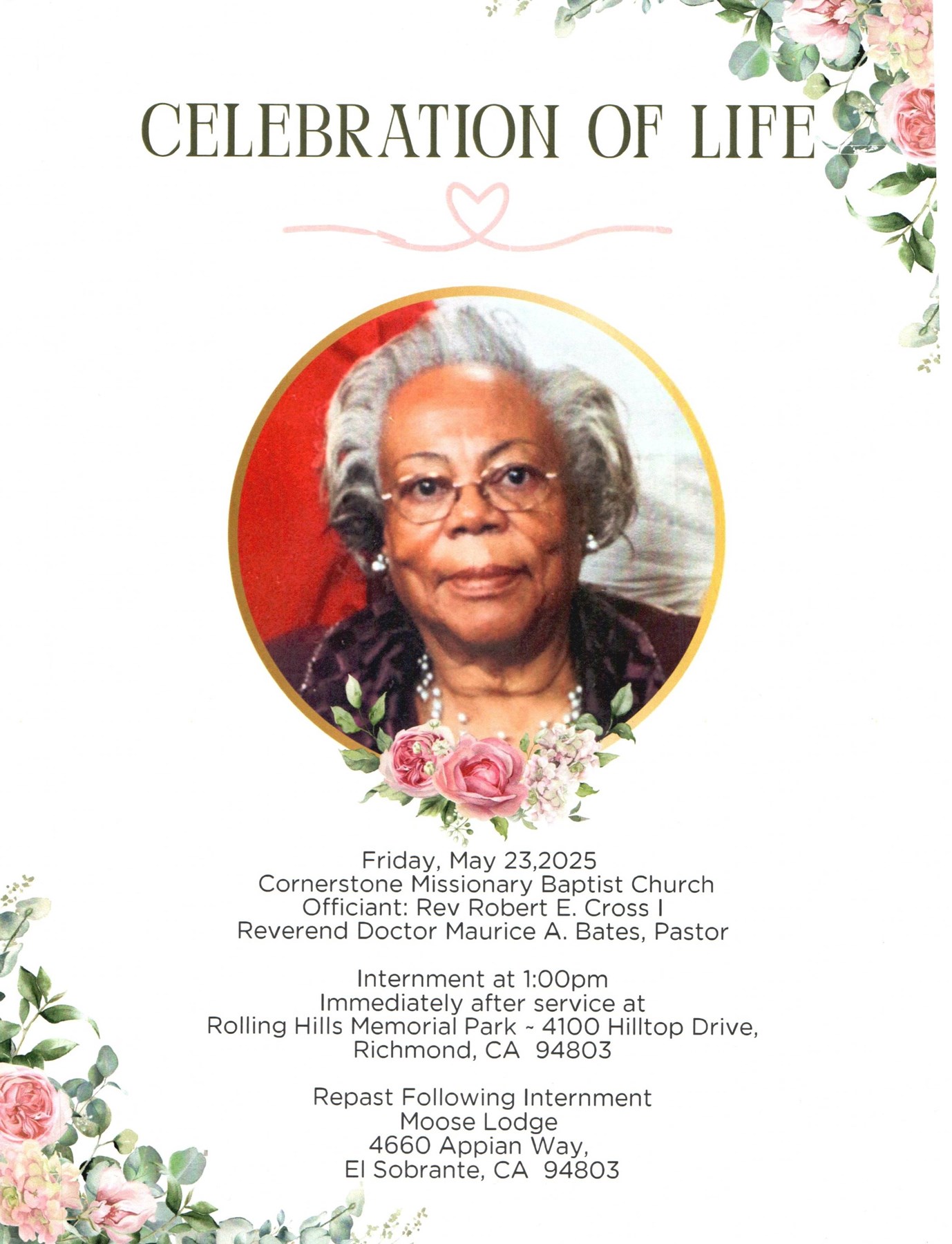 Obituary of Ms. Murry Louise Battiste