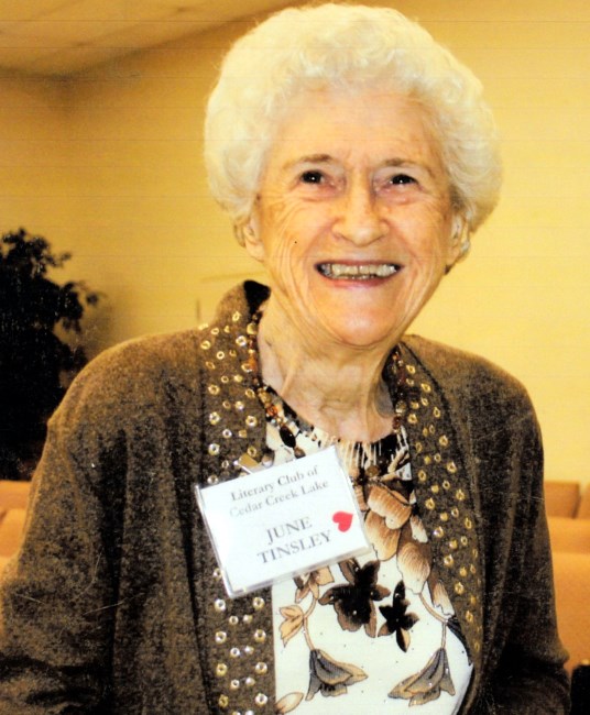 Obituary of June Boles Tinsley