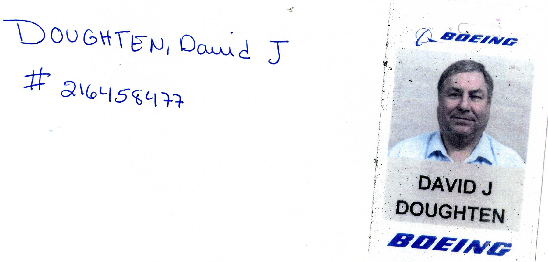 Obituary of David J Doughten