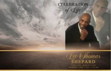 Obituary of Lee Thomas Shepard