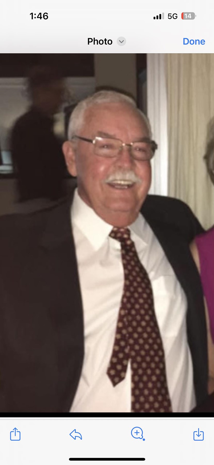 Avis de décès de Johnny Rex Moore