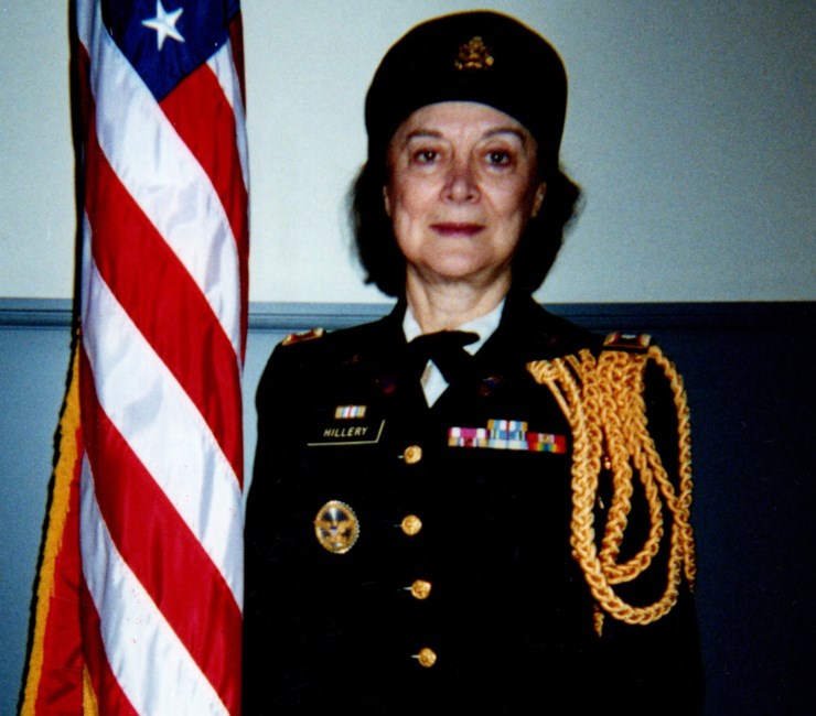 Avis de décès de Lt. Col Mary Jane Hillery