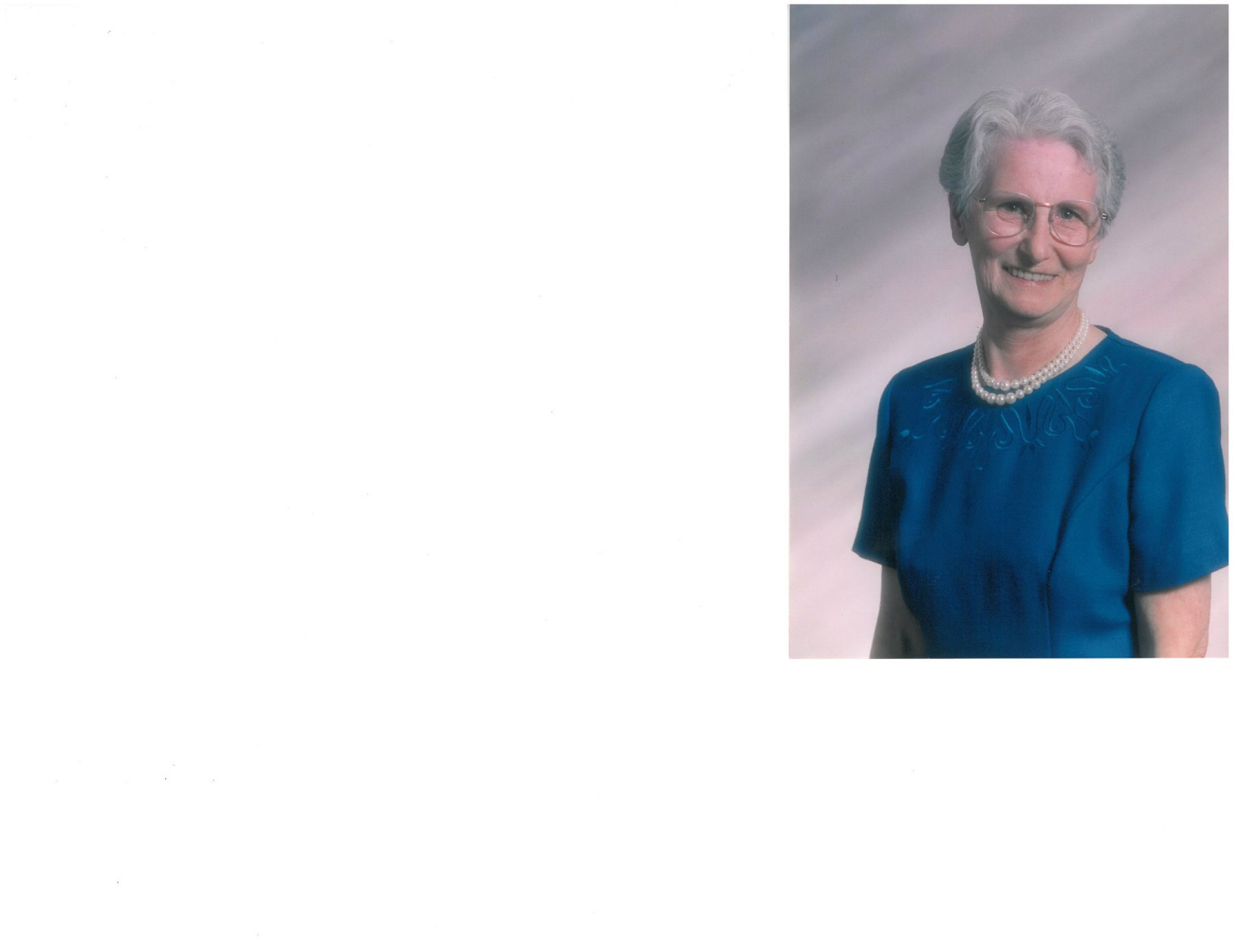 Obituary of P. June Walker