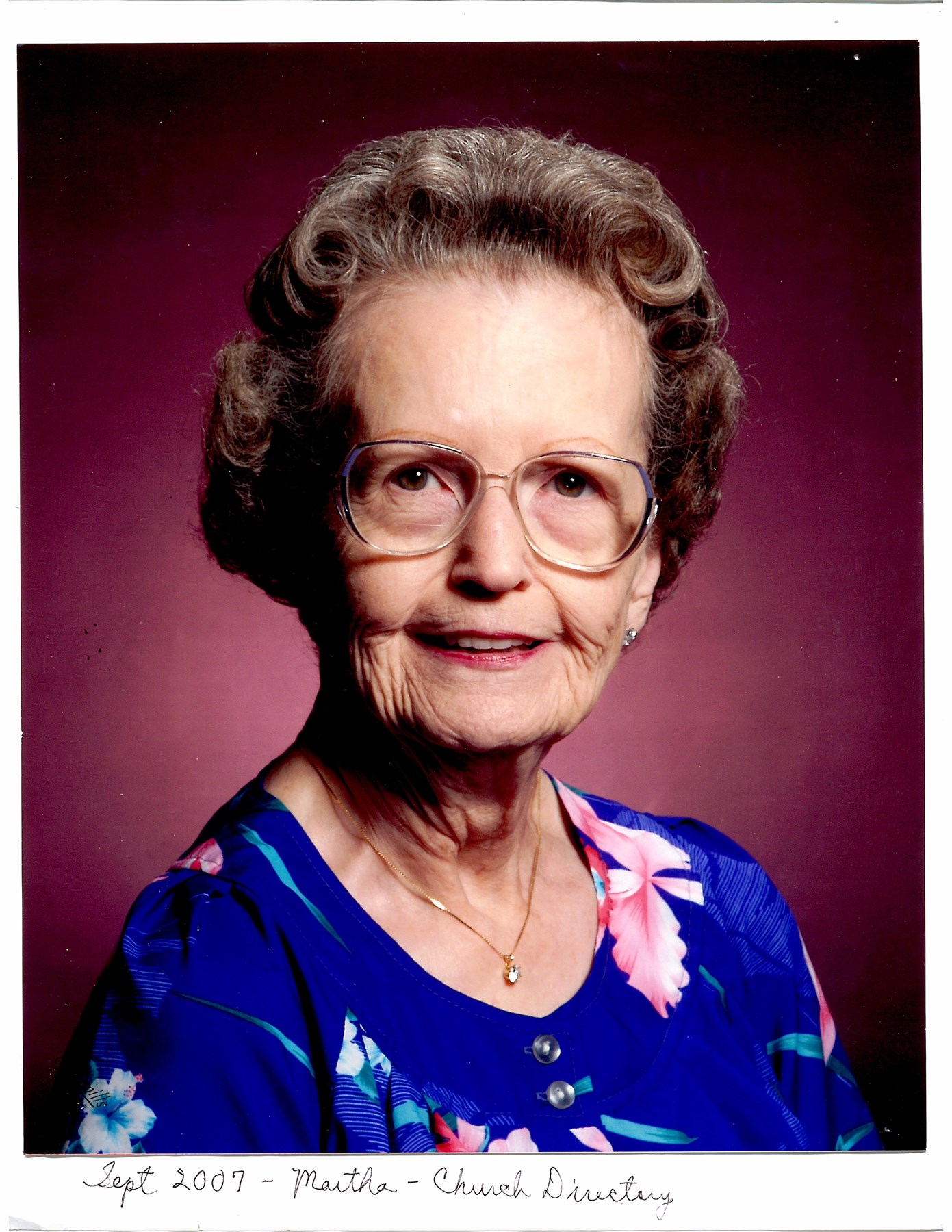 Obituary of Martha Cornelia Rutledge