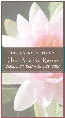 Obituario de Edna Aurelia Ramos