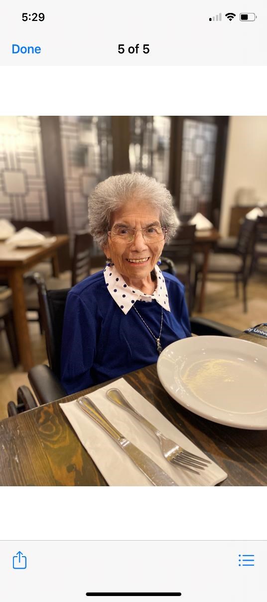 Obituary of Maria Del Carmen Padilla