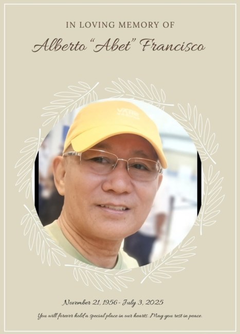 Obituary of Alberto "Abet" Francisco