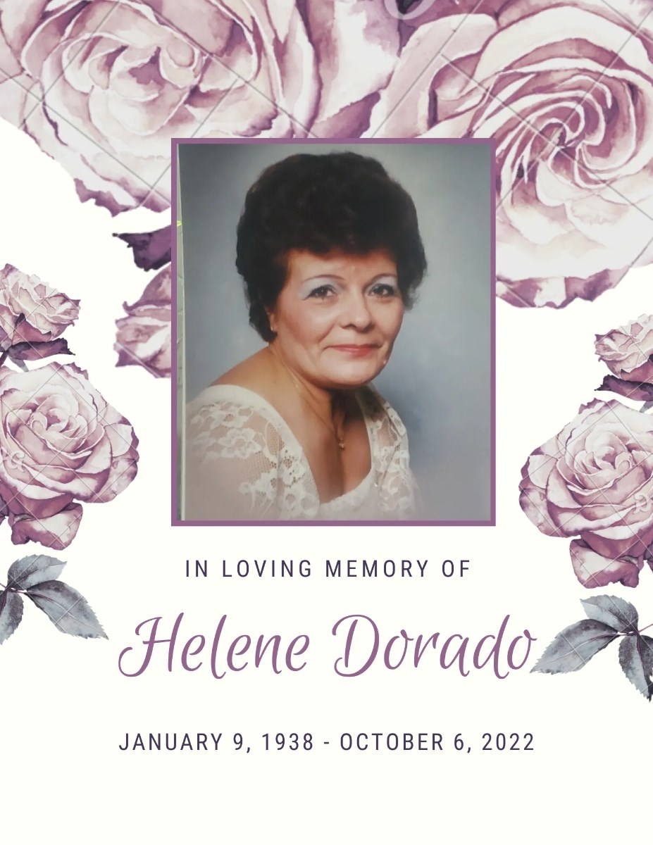Helene Dorado Obituary Irmo, SC