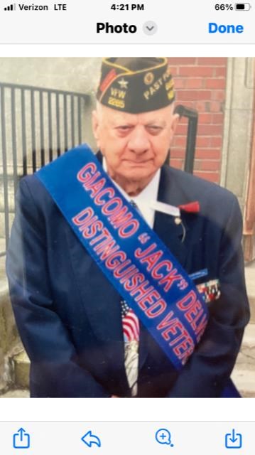 Obituary of Giacomo A. DelVecchio Sr.