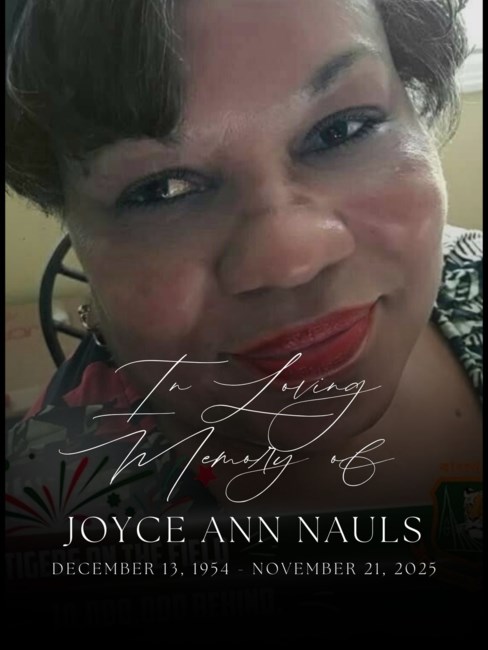 Obituary of Joyce Ann Nauls