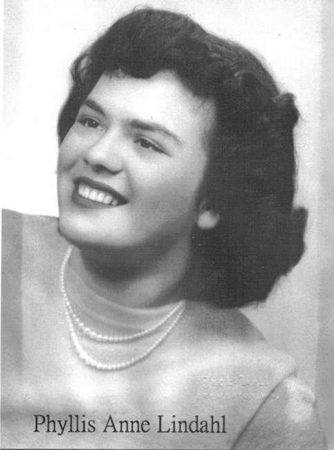 Obituary of Phyllis Anne Lindahl