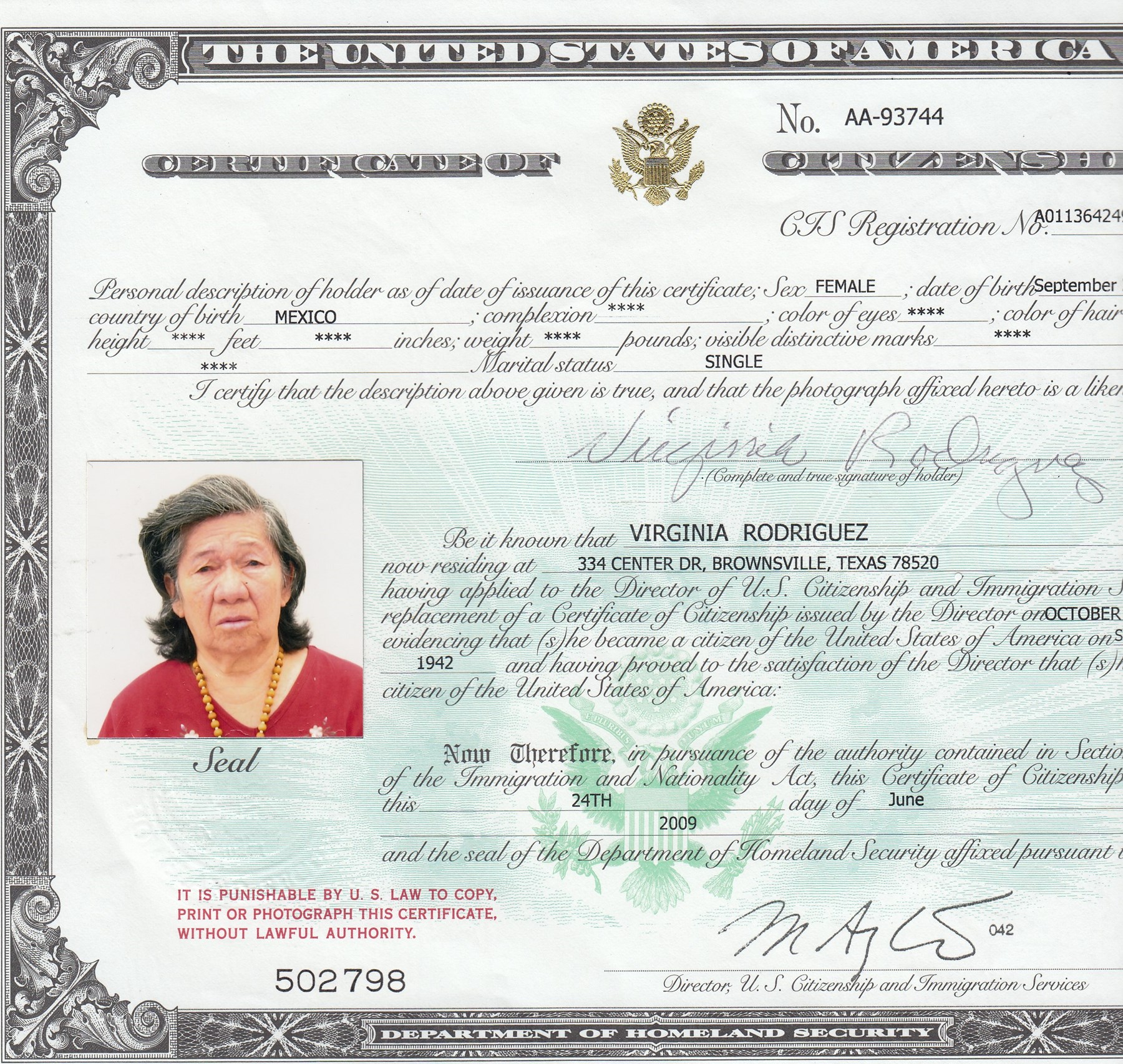 Obituary of Virginia Rodriguez Rivera