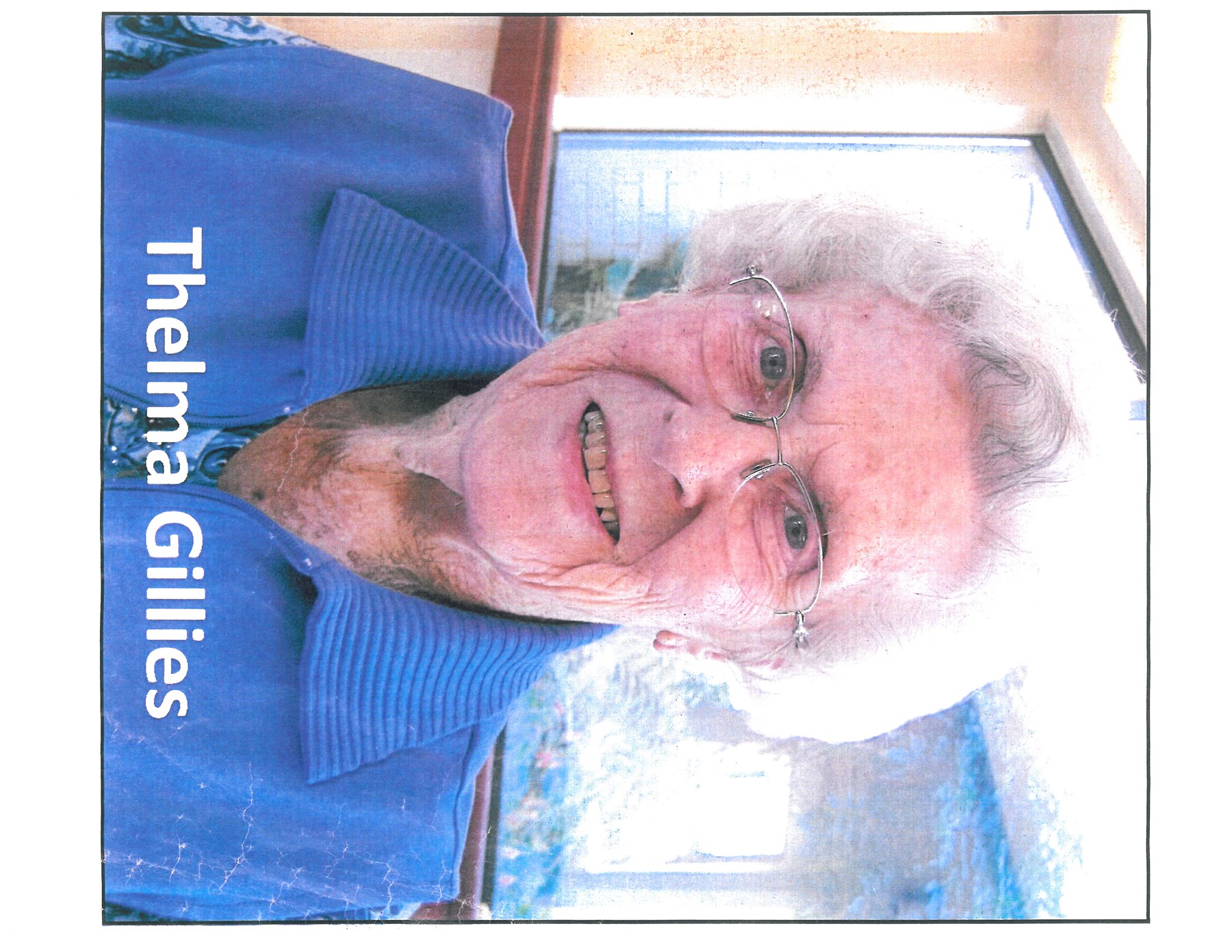Obituary of Thelma Ethel Gillies