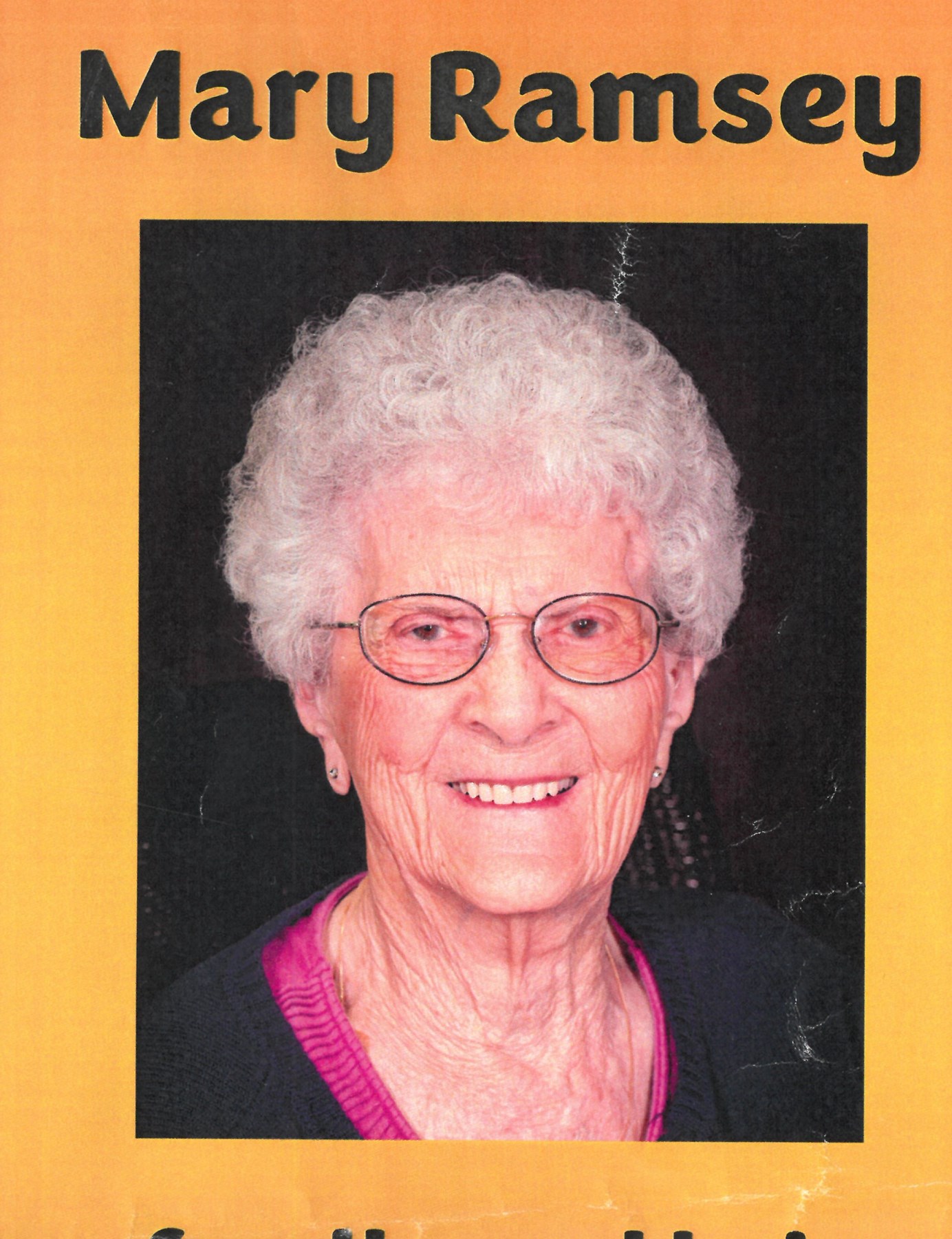 Obituary of Mary Eloise Ramsey