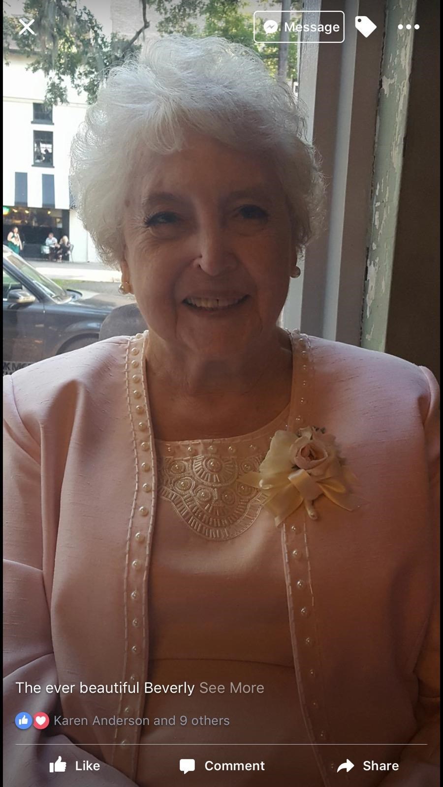 Obituary of Beverly Helen Tullos