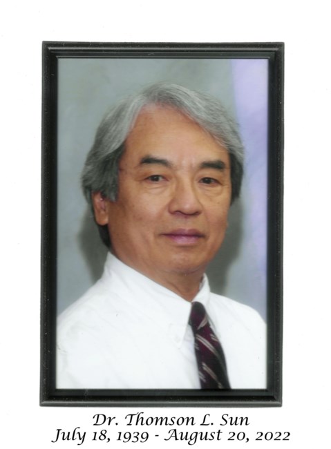 Obituary of Dr. Thomson Lungmao Sun