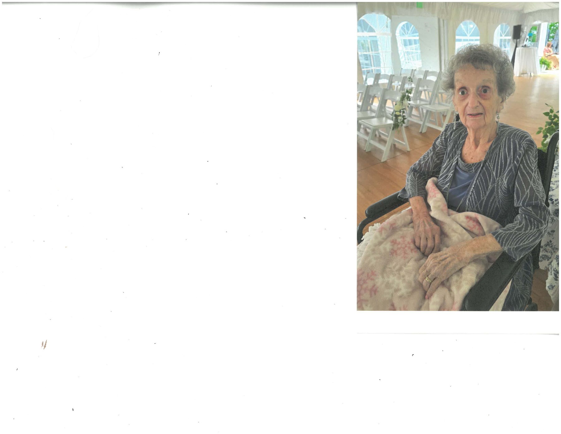 Avis de décès de Patricia Elizabeth Zentgraf