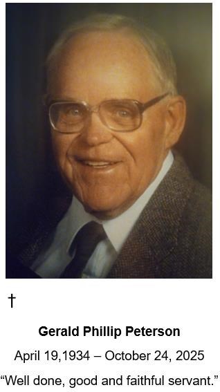 Obituary of Gerald Phillip Peterson