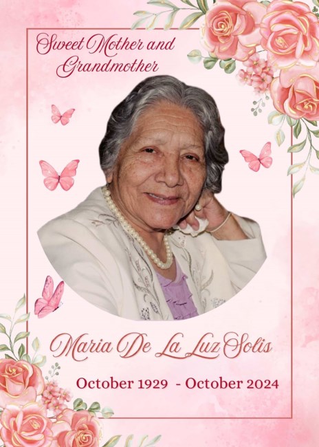 Obituary of Maria De La Luz Solis