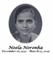Obituary of Noela Theresa (Nellie) Noronha