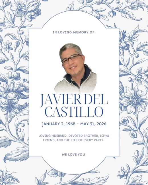 Obituary of Javier Eduardo del Castillo