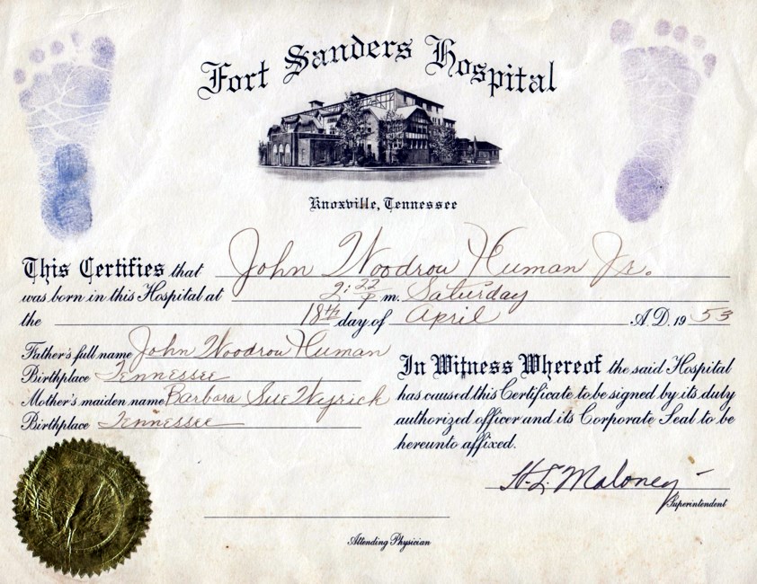 Obituary of John Human